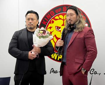 王者・辻陽太 後藤に「覚悟」を持って 9.27IWGPヘビー級調印式