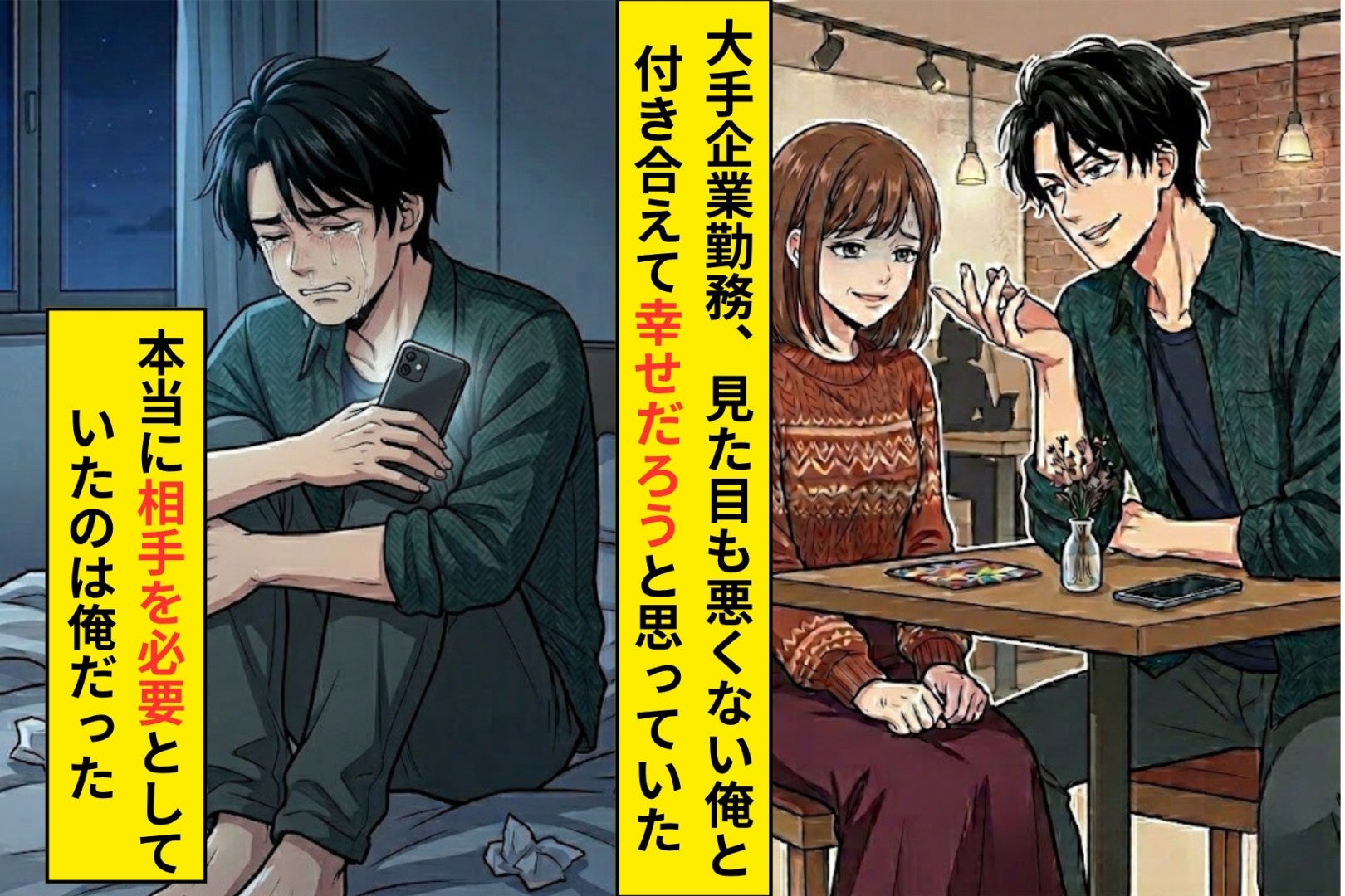 「俺と別れたら後悔するよ？」彼女に振られて数週間後、後悔していたのは自分の方だった