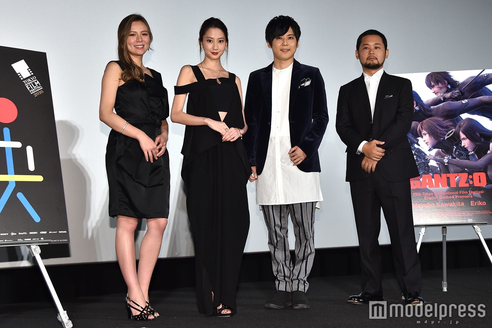 （左上から）英里子、河北麻友子、梶裕貴、川村泰監督（C）モデルプレス