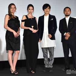 （左上から）英里子、河北麻友子、梶裕貴、川村泰監督（C）モデルプレス