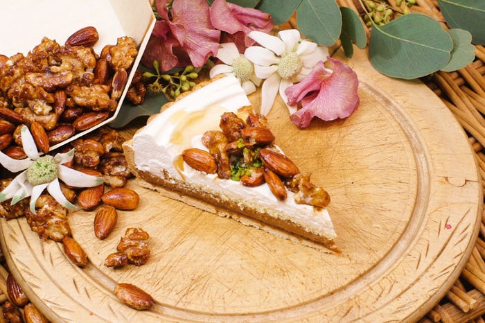 メイプルナッツのタルト