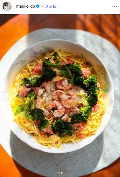 堂真理子アナInstagramより