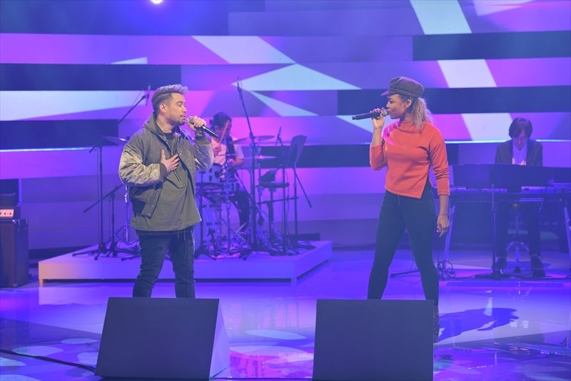 JAY’ED＆Crystal K／音楽番組「LOVE or NOT♪」より（提供画像）