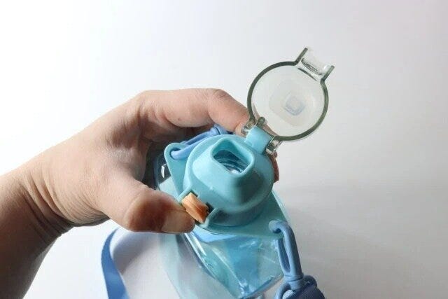 ダイソー　水筒（スキットル風、760mL）