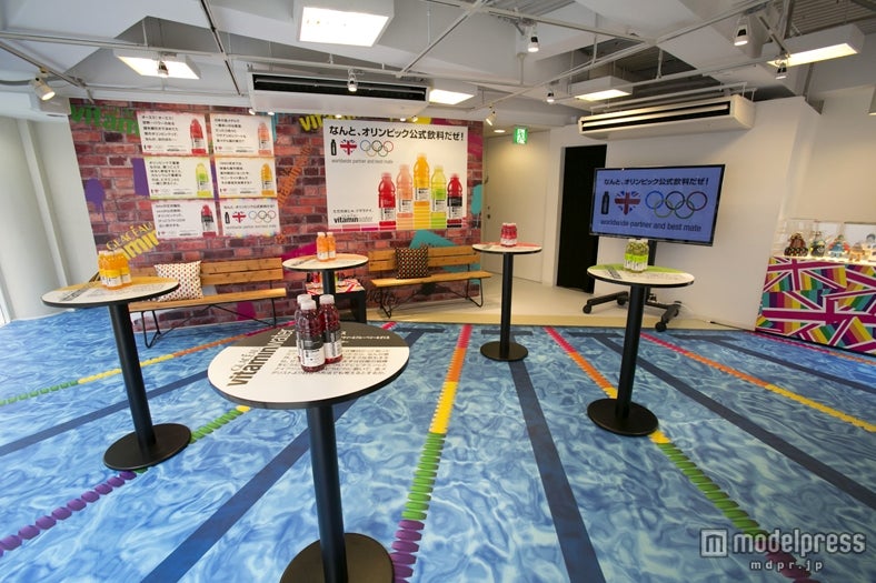 「ロンドンオリンピック応援グラソー ラウンジ」内装