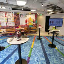 「ロンドンオリンピック応援グラソー ラウンジ」内装