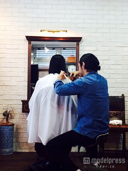 鈴木サチ／ヘアカット：air朝日