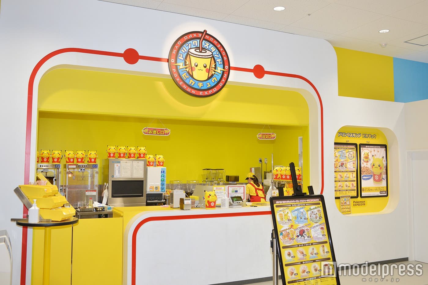 ポケモンがモチーフのフード&ドリンクがたくさんの「ドリンクスタンド ピカチュウ」(C)モデルプレス