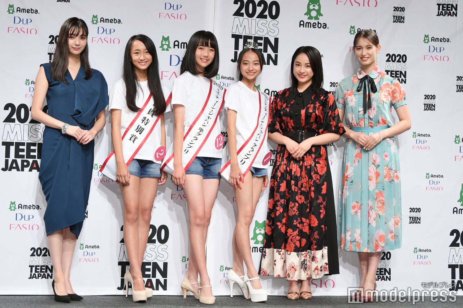 新川優愛、池田紅杏さん、日野美羽さん、酒井唯菜さん、平祐奈、トラウデン直美 （C）モデルプレス