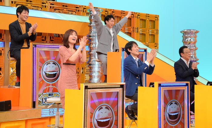 (上段左から)川島明、児嶋一哉(中段左から)熊田曜子、千原ジュニア、梅沢富美男 (C)ABCテレビ