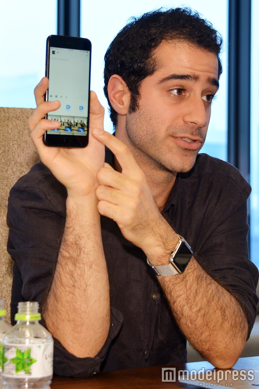 Twitterの投稿部分に「Periscope」ボタンが存在／Kayvon Beykpour氏（C）モデルプレス