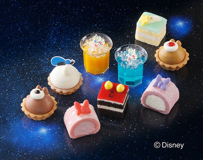 ディズニー人気キャラ、キュートで涼しげな七夕スイーツに