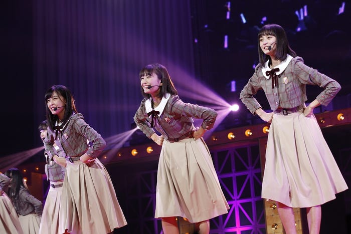 柴田柚菜、清宮レイ、遠藤さくら/乃木坂46“4期生お見立て会”(提供写真)
