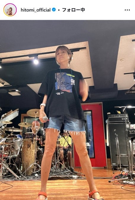 hitomi Instagramより