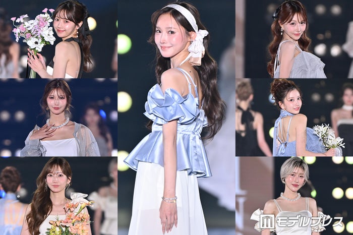 （左上から）にじほ、さんご、あすか（中央）きほ（右上から）桜井みづき、りぼん、Maiko（C）モデルプレス