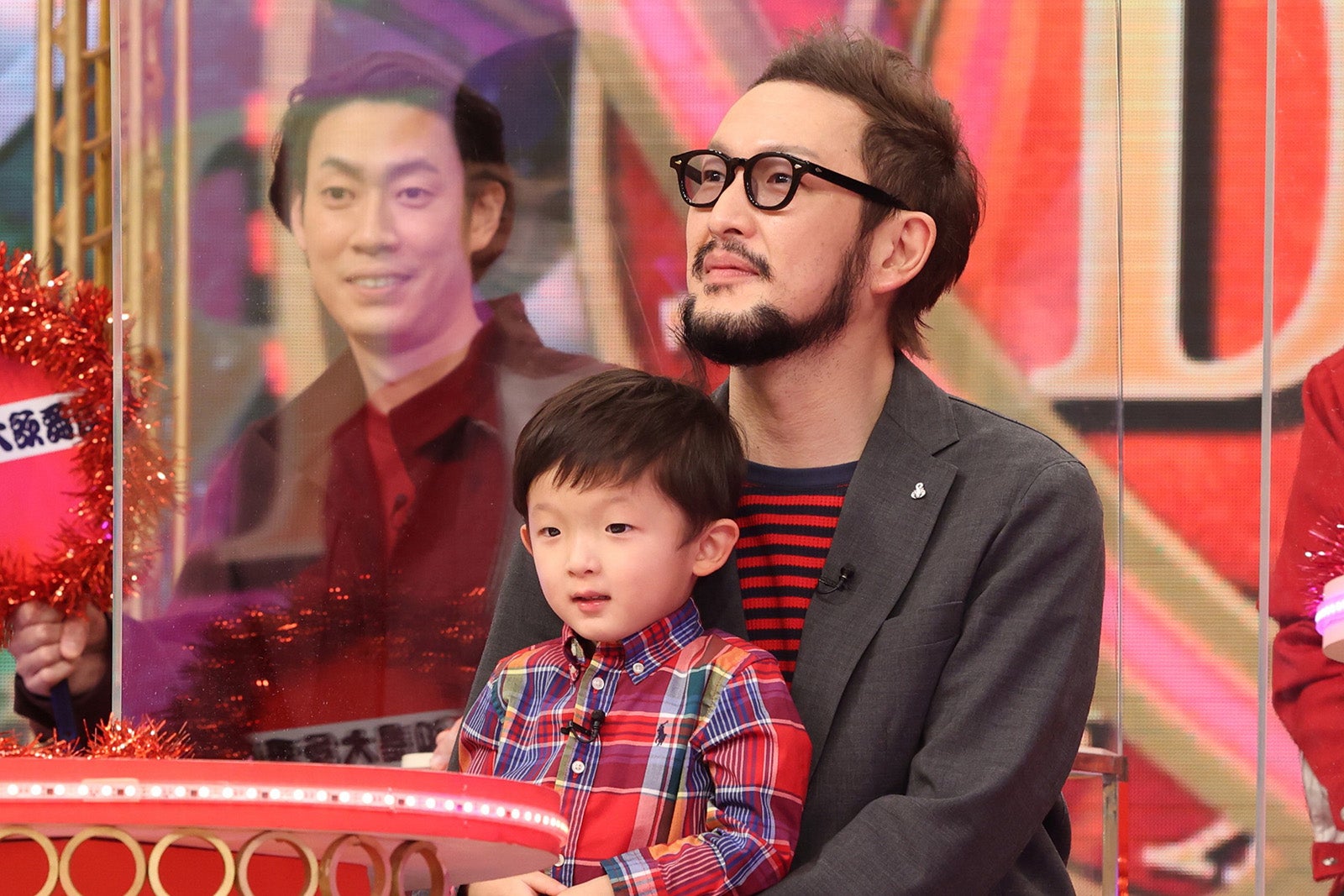 坂東巳之助、小川陽喜、中村獅童 （C）フジテレビ