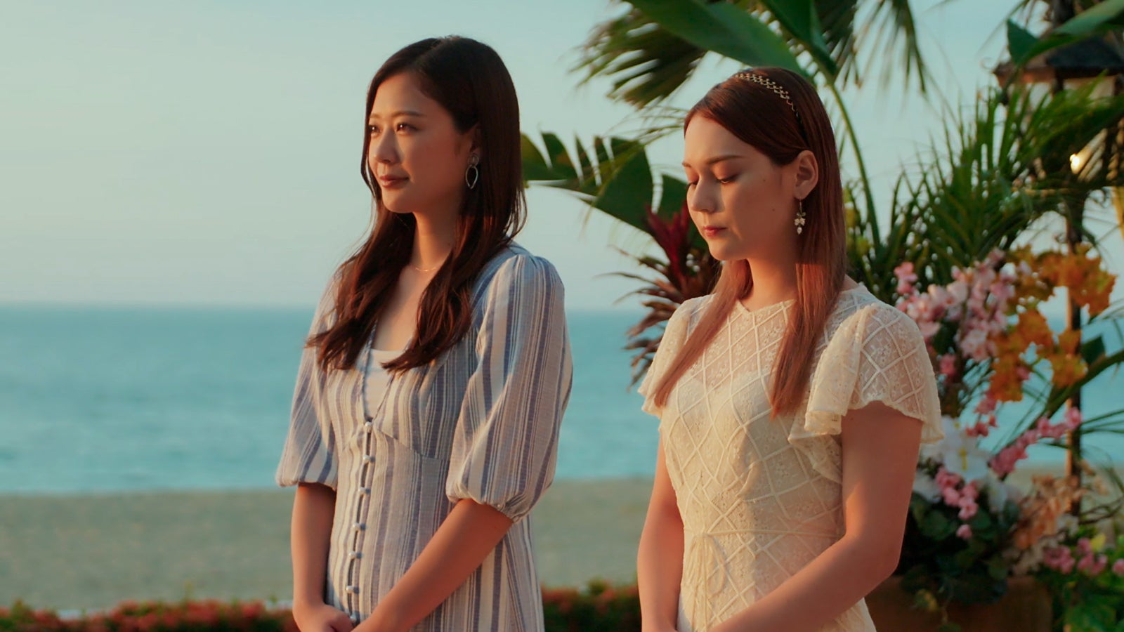 西山真央、輿水りさ「バチェラー・ジャパン」シーズン5エピソード4（C）2023 Warner Bros. International Television Production Limited