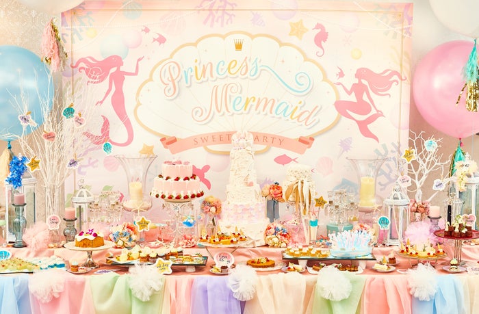 プリンセス・マーメイドのスイーツパーティー／画像提供：ベストブライダル