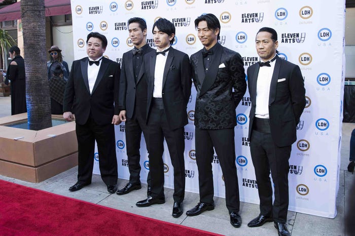 (左から)錦織良成監督、小林直己、青柳翔、AKIRA、HIRO(写真提供:LDH)