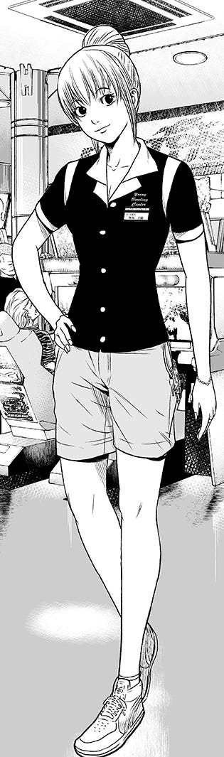 皆川千紘「OUT」原作漫画(C)井口達也・みずたまこと(秋田書店)2012