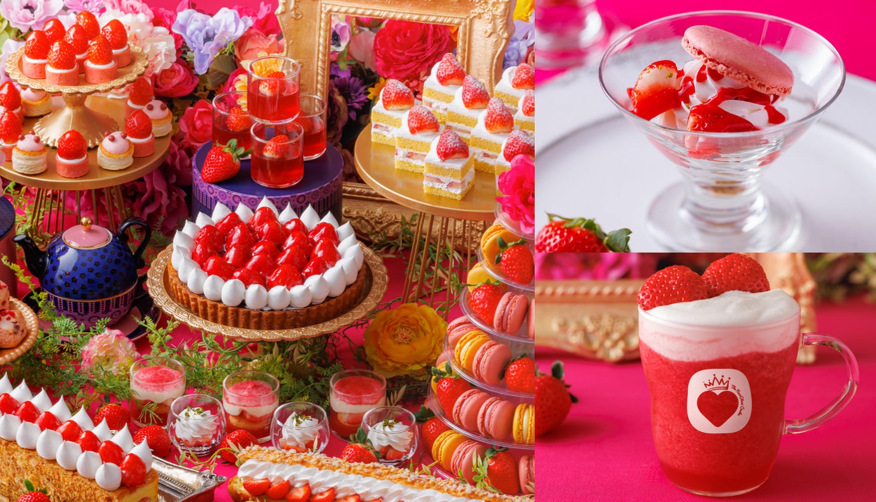 スーパースイーツビュッフェ2023～ホテルでいちご狩り～／提供画像