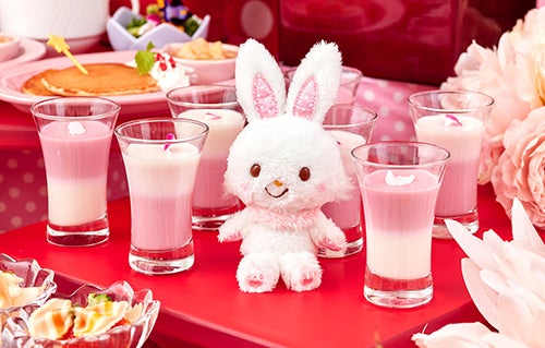 スイーツブッフェ ～ ハローキティ＆ウィッシュミーメルのふわふわリボンパーティ ～（C）2021 SANRIO CO．，LTD．APPROVAL NO．L621069