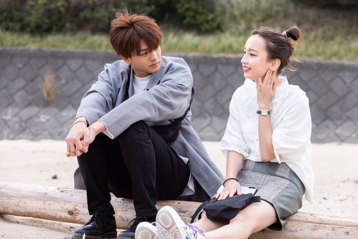 ゆりあ、りゅうが「今日、好きになりました。-秋月編-」第3話より(C)AbemaTV, Inc.