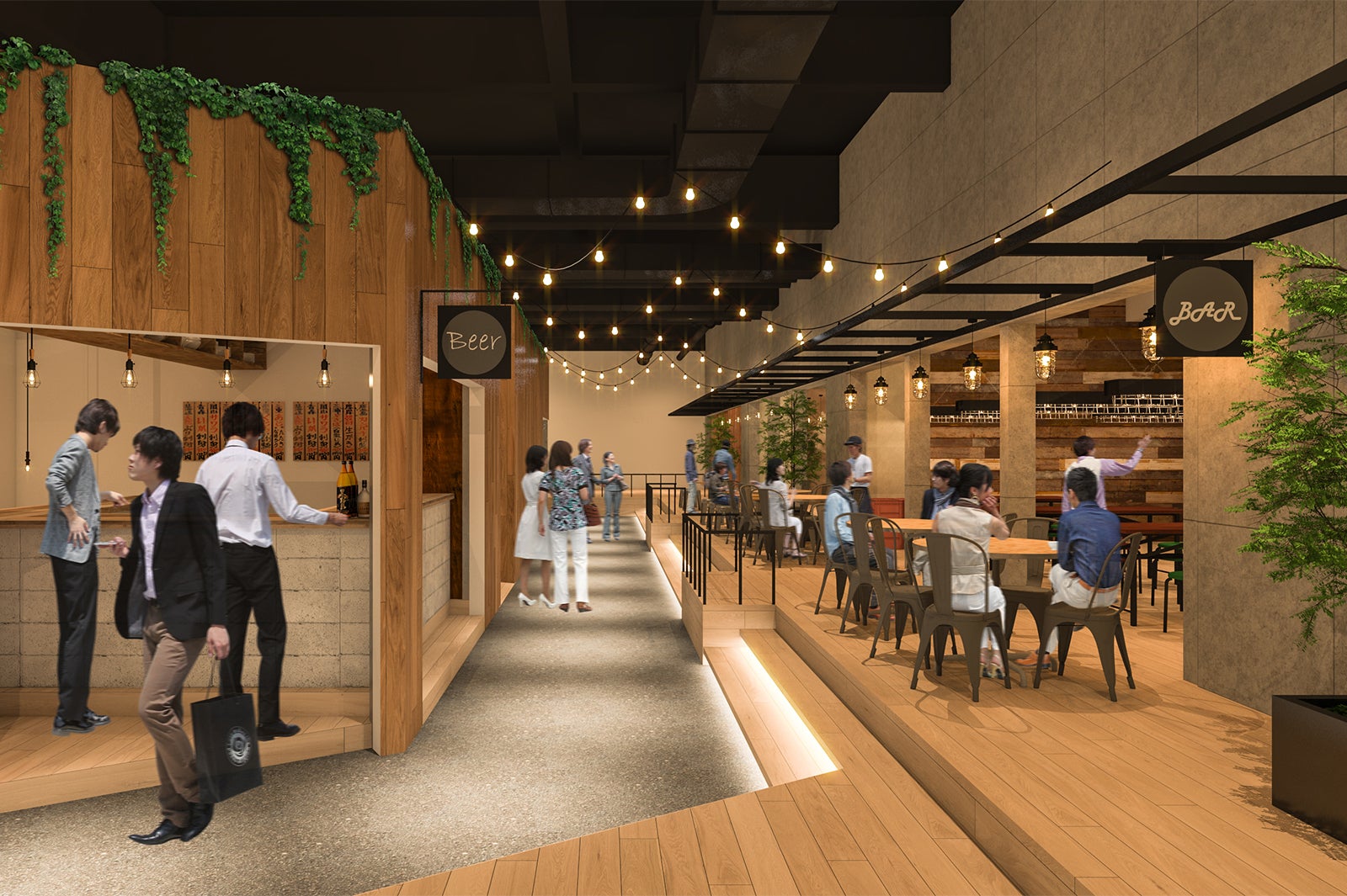 アソビル1F：POSTSTREET／画像提供：アカツキライブエンターテインメント