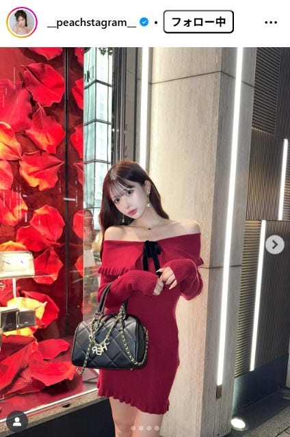 伊藤桃々Instagramより