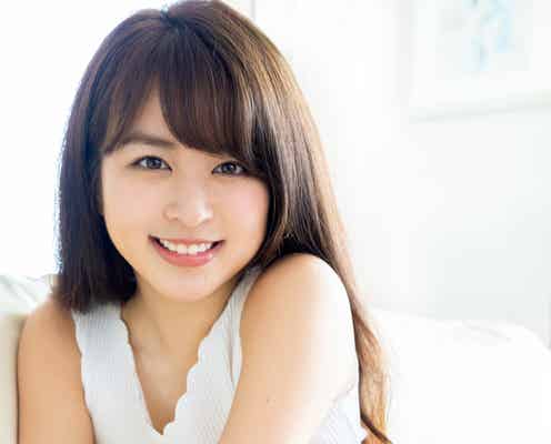 “現役女子大生お天気キャスター”初グラビア 沖田愛加が初々しい姿披露