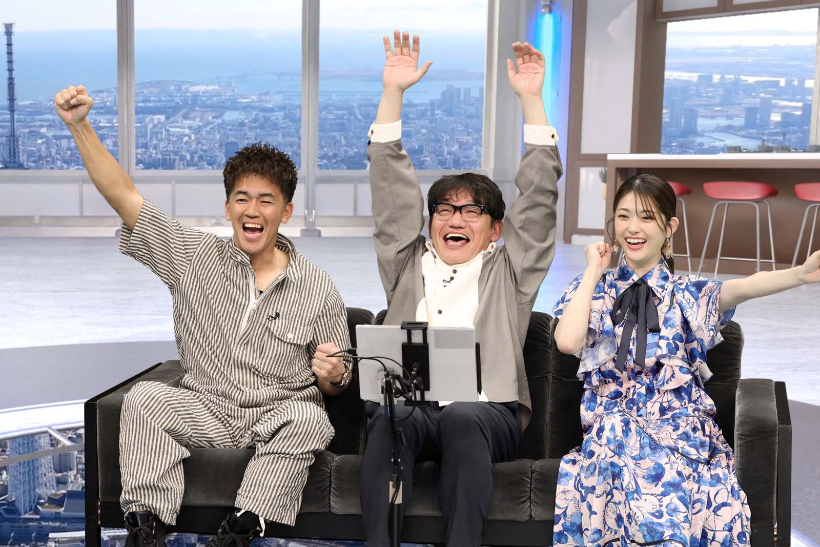 武井壮、飯尾和樹、松村沙友理（C）フジテレビ