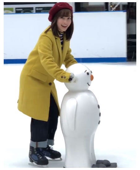 橋本環奈がアイススケートに初挑戦 「無限再生確定」「可愛すぎる」と反響殺到