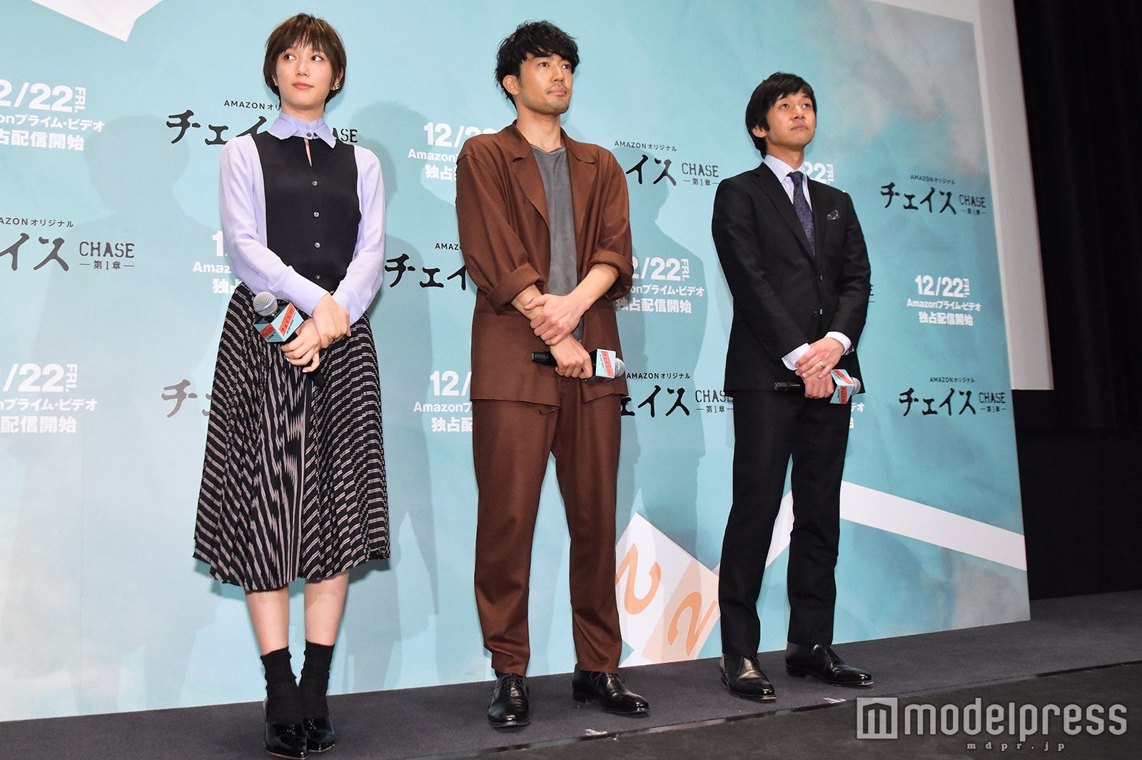 本田翼、大谷亮平、深川栄洋監督 （C）モデルプレス