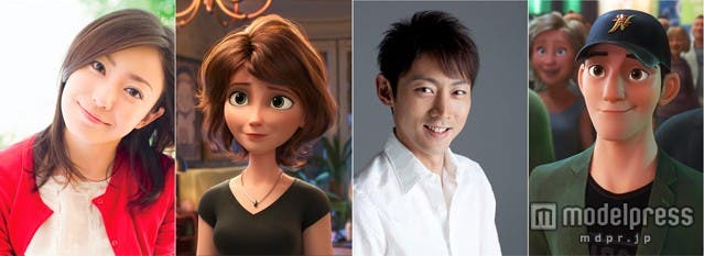 「ベイマックス」日本語吹替を担当する菅野美穂&小泉孝太郎(c)2014 Disney. All Rights Reserved.