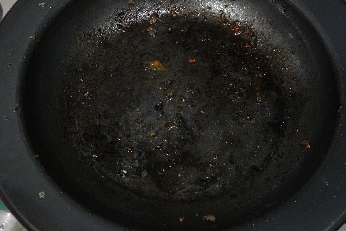 棕櫚たわし　使用前