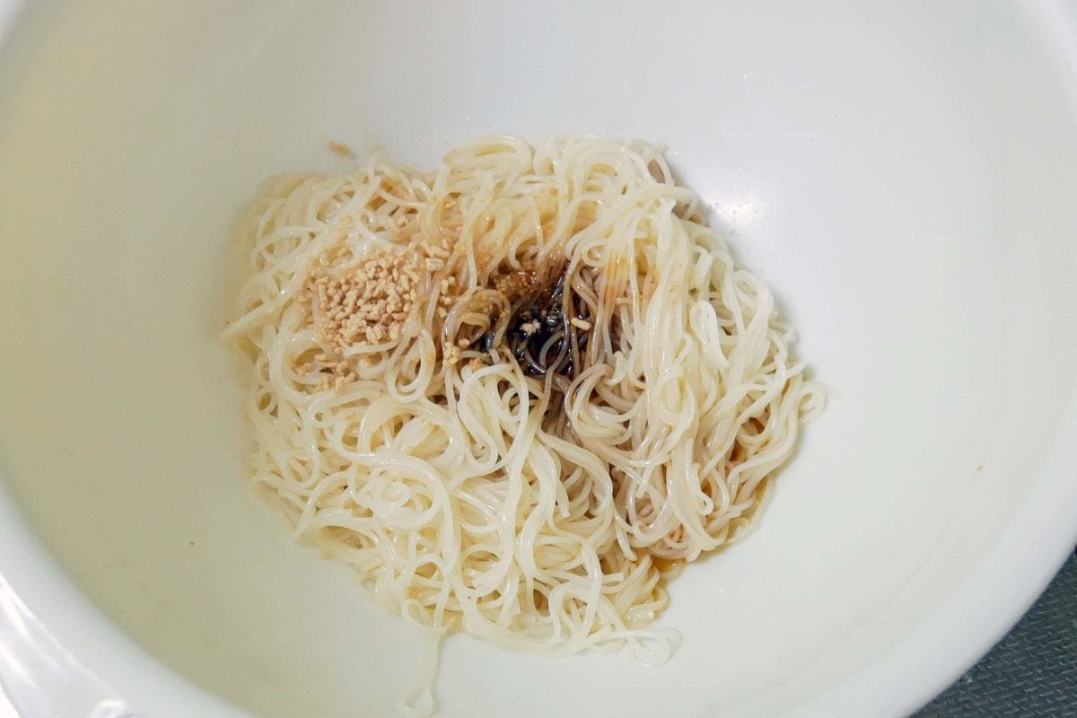 やみつきごま油そうめん