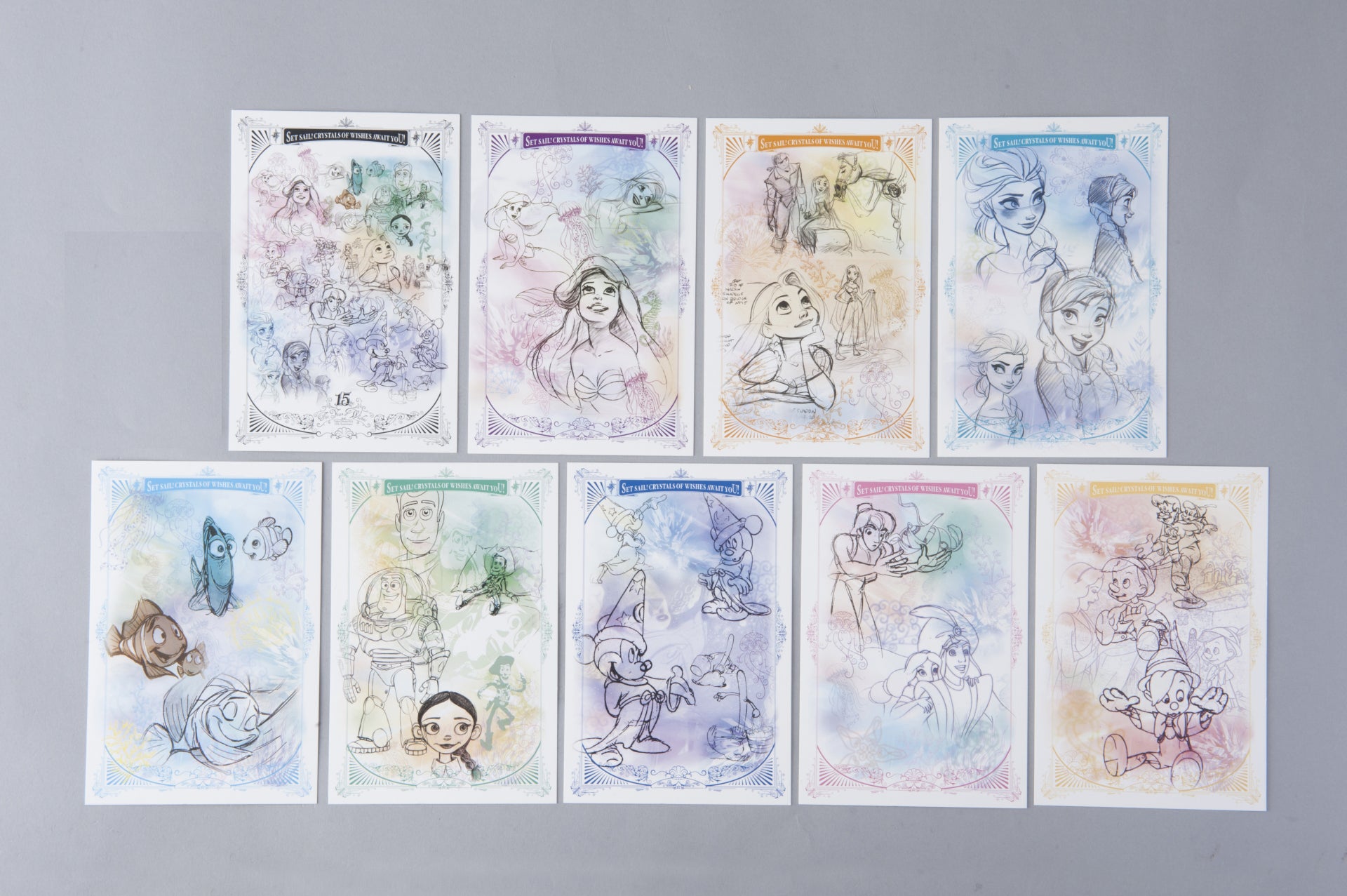 ポストカードセット￥1200（C）Disney