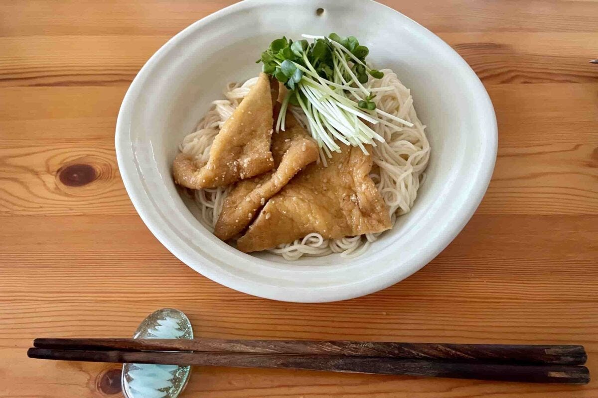 ごまきつねそうめん