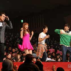 MCをつとめたイ・フィジェ、ソヒョン(少女時代)、イジュン(MBLAQ)、BOOM/画像提供:MBC