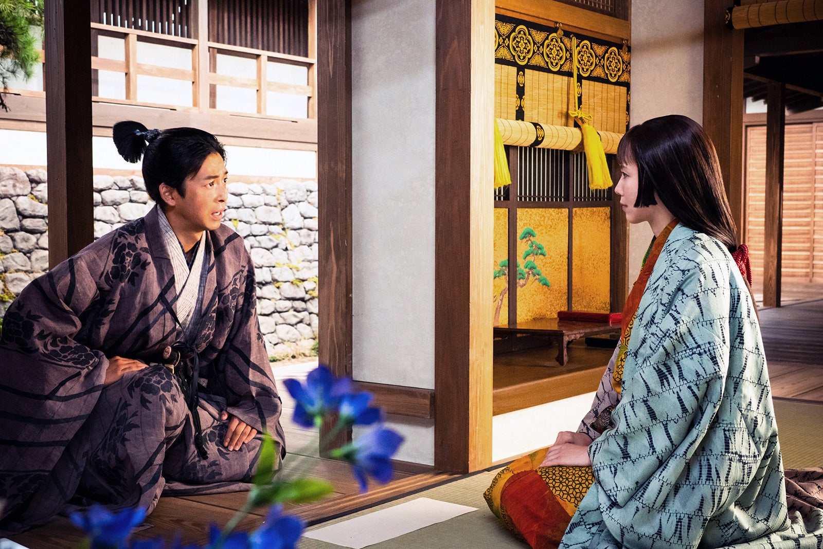 仲野太賀、宮崎あおい「豊臣兄弟！」第10話（C）NHK