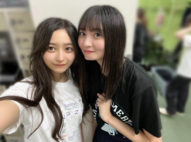 井上和、遠藤さくら/乃木坂46・5期生オフィシャルブログより