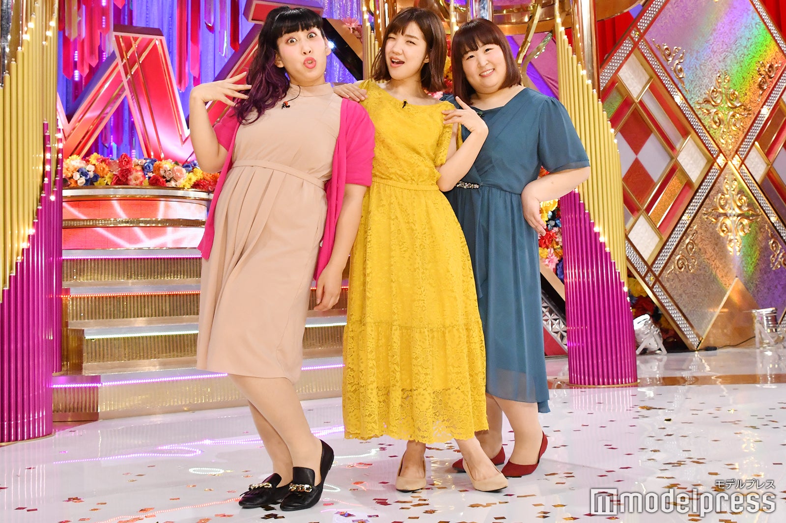 ゆめっち、福田麻貴、かなで（C）モデルプレス