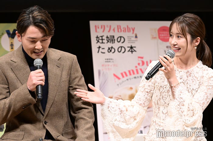 源田壮亮選手、衛藤美彩 (C)モデルプレス