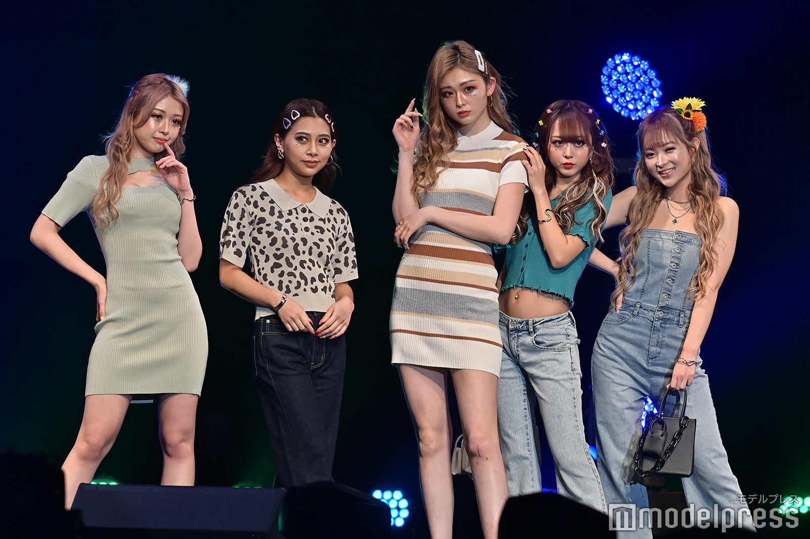 雨宮由乙花、松葉愛海、古川優奈（ゆうちゃみ）、みりちゃむ、聖菜 （C）モデルプレス