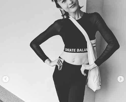 山田優「トレーニング再開します」 美くびれに注目集まる