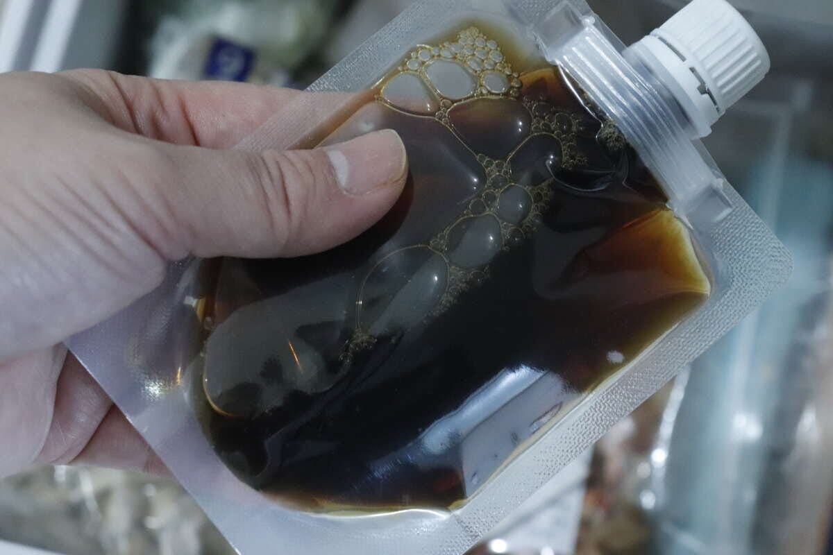 セリアの透明スパウトパウチ
