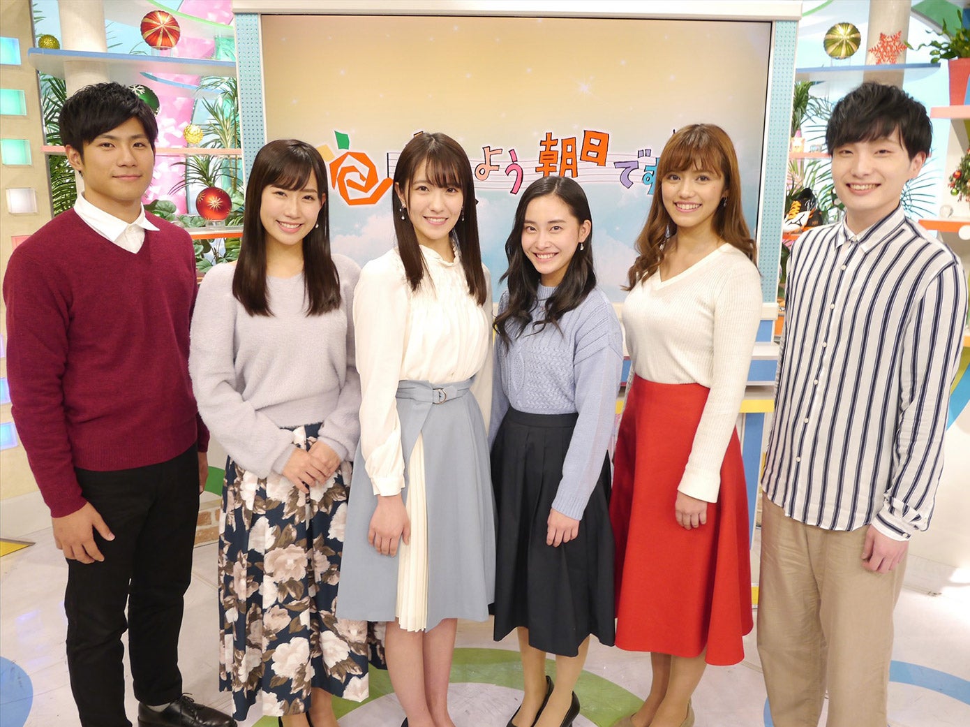 新リポーターの6人（C）ABCテレビ