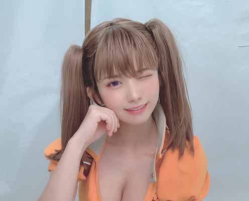 日本一のコスプレイヤーえなこ「七つの大罪」完コピが話題 秀逸バスト&美脚で魅せる