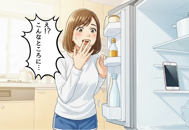 夫のスマホが…“冷蔵庫の中”に入っていた！？直後⇒「なんで？」理由を聞いた妻は、笑いが止まらない！