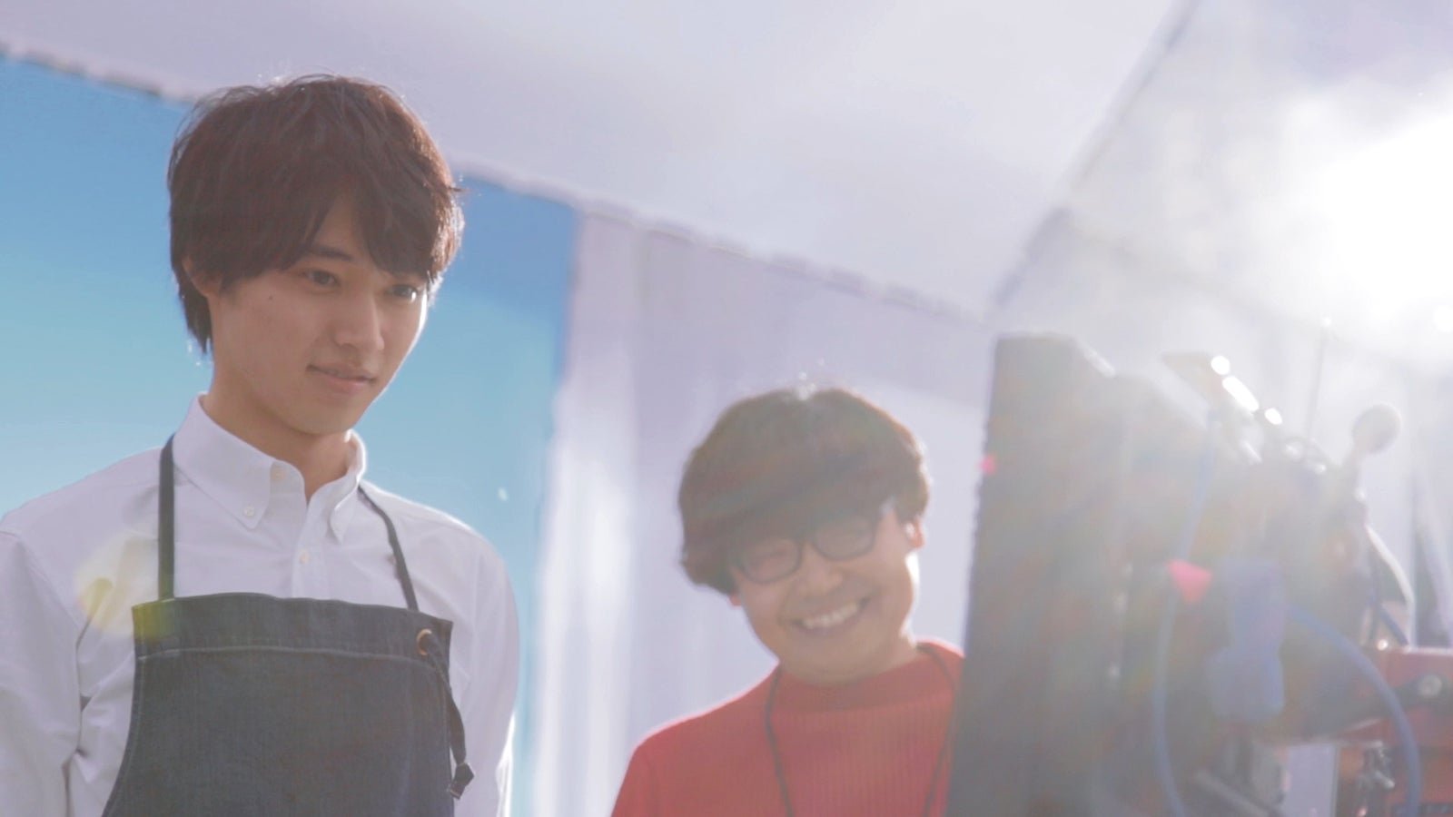 CMメイキング（提供写真）